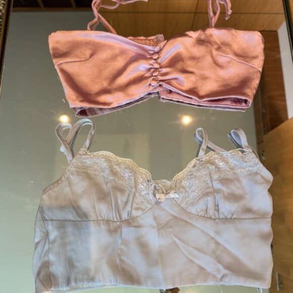 Set of 2 Pre-Loved Cropped Camis - Women's XS/S - Picture 1 of 7